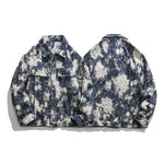 Load image into Gallery viewer, JAPANESE RETRO LAZY DENIM JACQUARD JACKET
