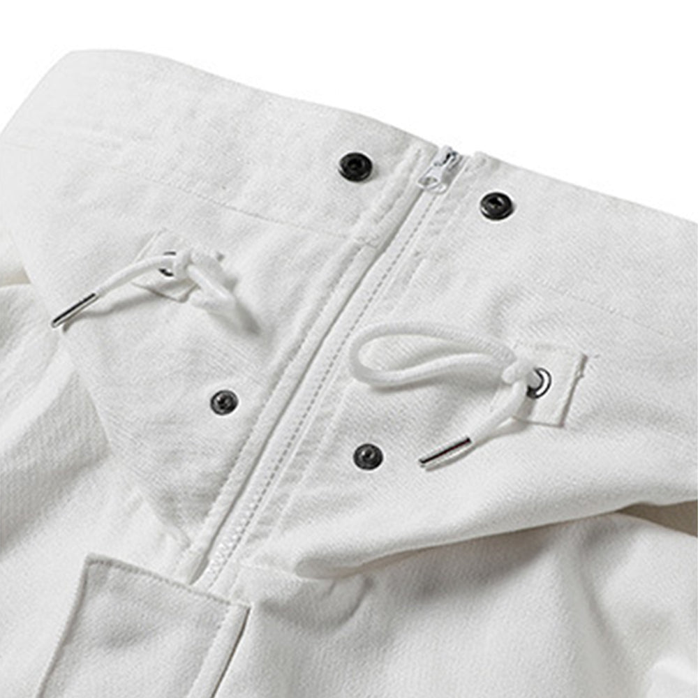 SAMURAI FUNCTIONAL COTTON HOODED WINDBREAKER