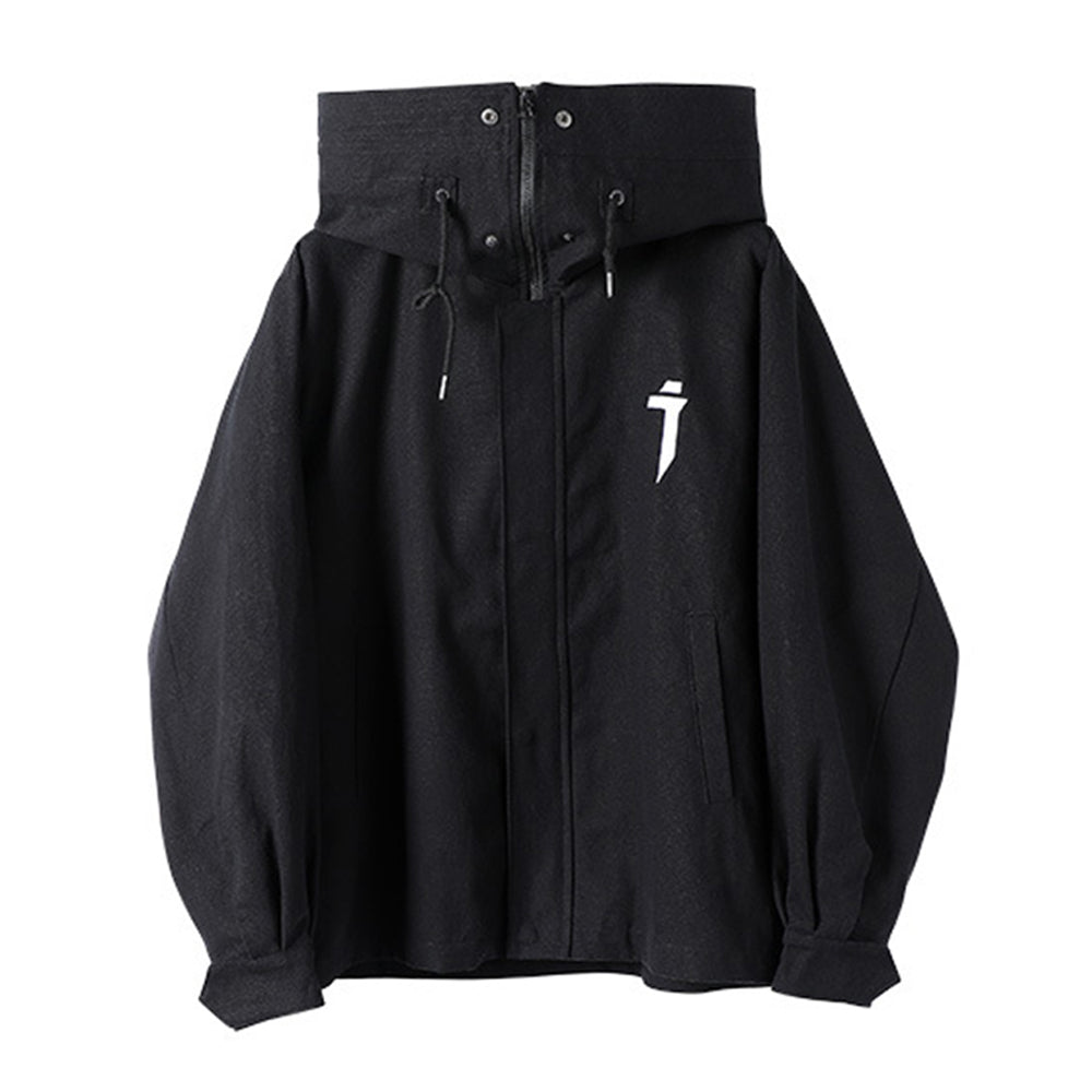 SAMURAI FUNCTIONAL COTTON HOODED WINDBREAKER