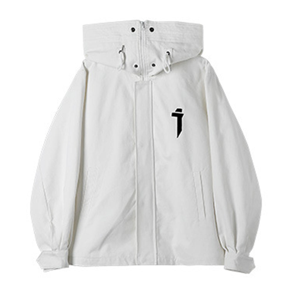 SAMURAI FUNCTIONAL COTTON HOODED WINDBREAKER