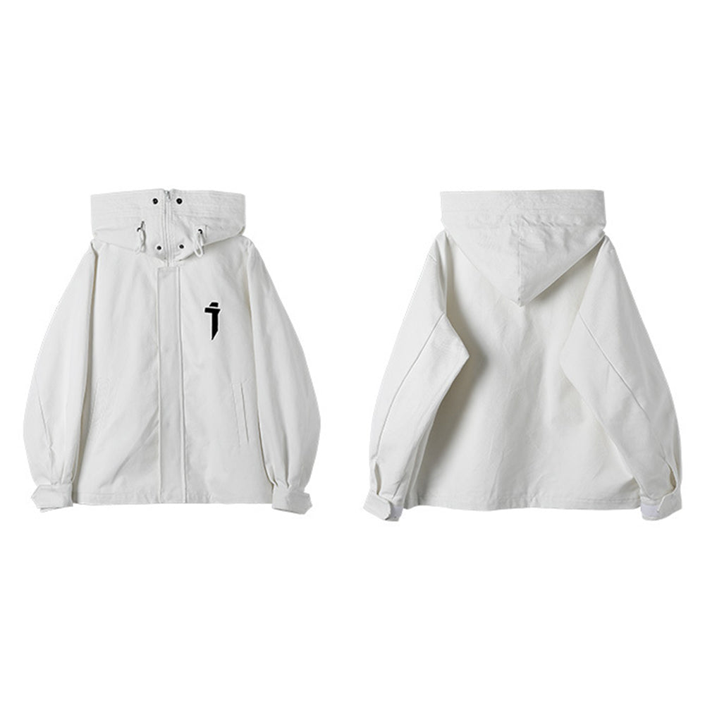 SAMURAI FUNCTIONAL COTTON HOODED WINDBREAKER