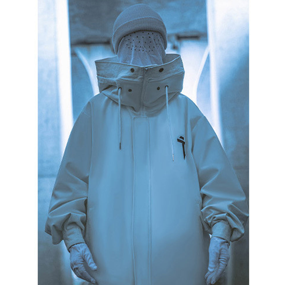 SAMURAI FUNCTIONAL COTTON HOODED WINDBREAKER