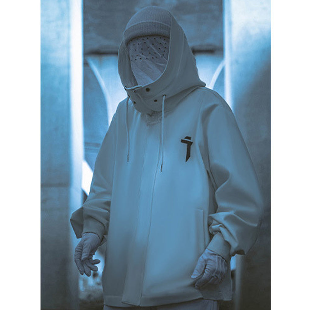 SAMURAI FUNCTIONAL COTTON HOODED WINDBREAKER