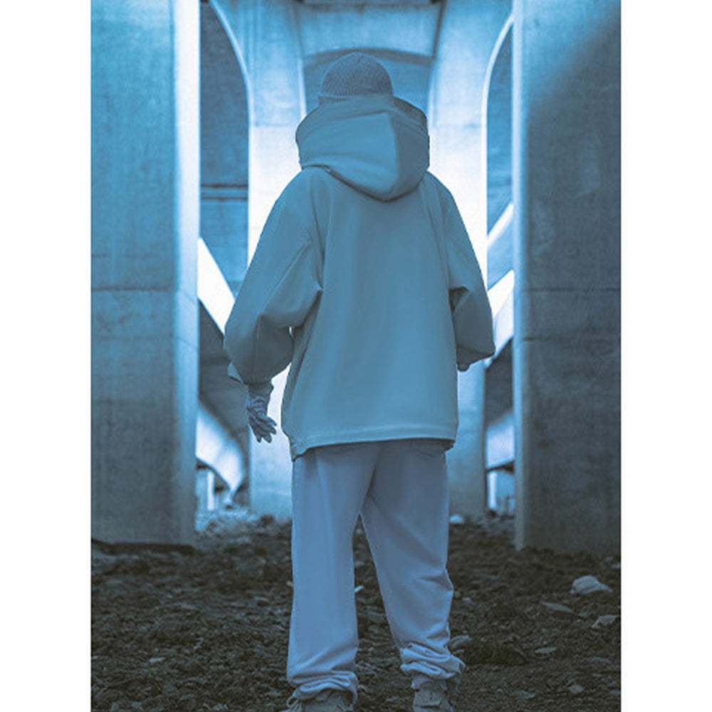 SAMURAI FUNCTIONAL COTTON HOODED WINDBREAKER