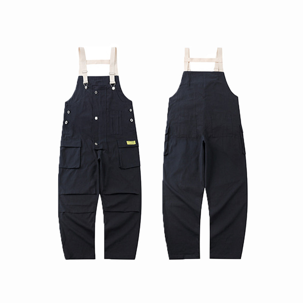 JAPANESE VINTAGE DESIGN CARGO VEST OVERALLS