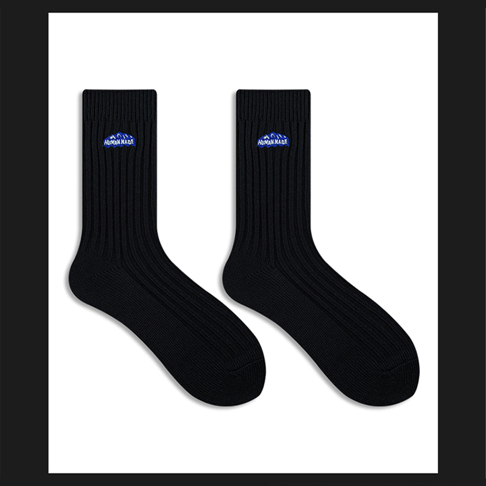 KLEIN BLUE SNOW MOUNTAIN THICK LINE SOCKS