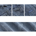 Load image into Gallery viewer, LAPEL CASUAL WASHED JACQUARD DEMIN JACKET
