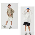 Load image into Gallery viewer, OXFORD LONGSLEEVE BUTTONDOWN SHIRT UNISEX MULTI-POCKET
