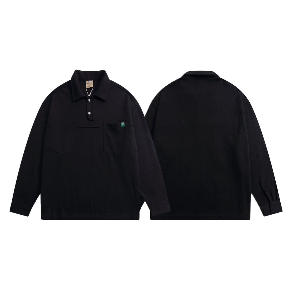 LOOSE POLO SWEATER