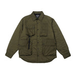 Load image into Gallery viewer, MILITARY LOOSE LAPEL PADDED JACKET
