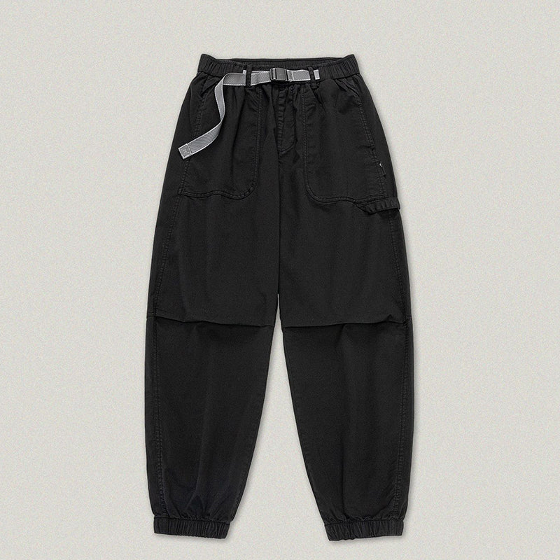 MOUNTAINEERING COOLING BUCKLE BELT LOOSE PANTS