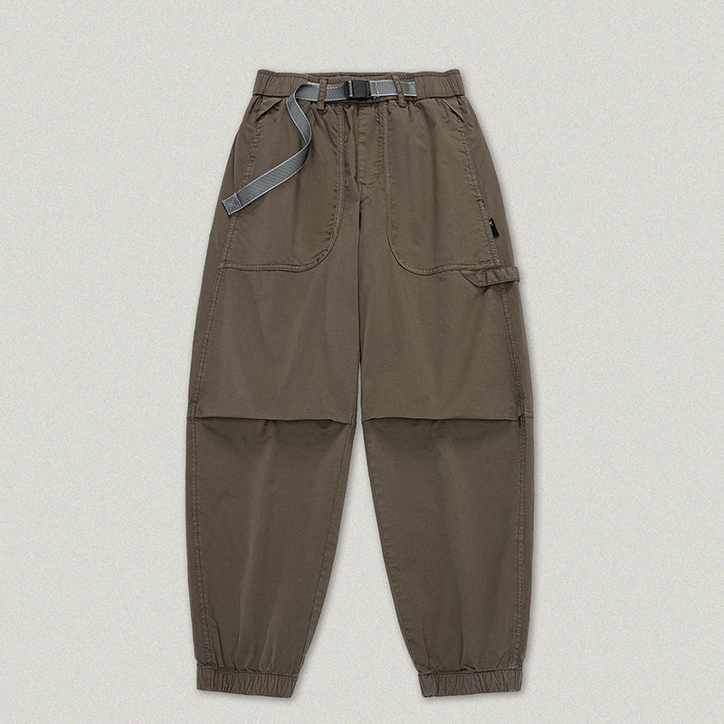 MOUNTAINEERING COOLING BUCKLE BELT LOOSE PANTS
