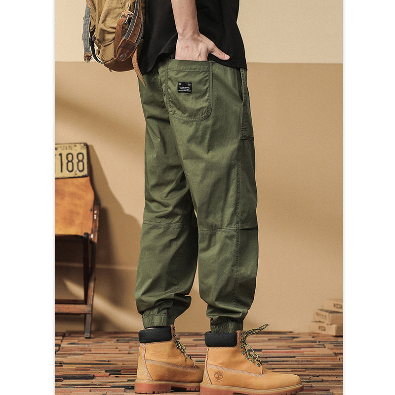MOUNTAINEERING COOLING BUCKLE BELT LOOSE PANTS