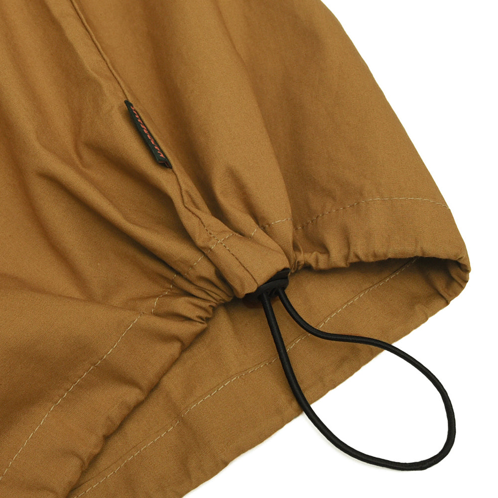 MULTI POCKET DRAWSTRING BASEBALL COLLAR SHORT SLEEVE SHIRT