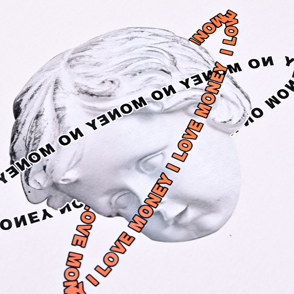 MULTICOLOR ANGEL ACATAR TEXT TEE