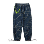 Load image into Gallery viewer, OVERSIZED LANYARD JACQUARD JEANS
