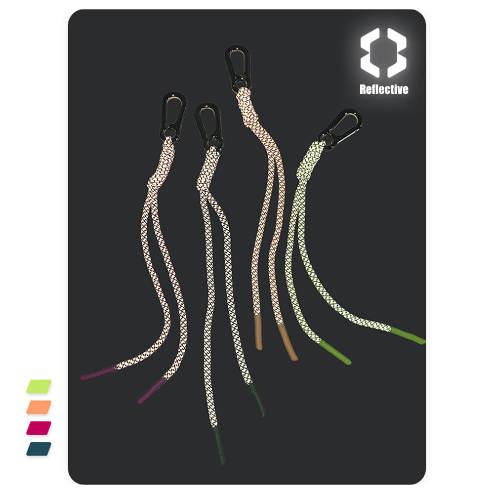 REFLECTIVE CONTRAST MIXED KNOT CHARM