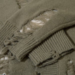 Load image into Gallery viewer, RIPPED KNITTED SWEATER WITH HOLE
