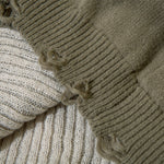 Load image into Gallery viewer, RIPPED KNITTED SWEATER WITH HOLE
