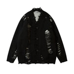 Load image into Gallery viewer, RIPPED KNITTED SWEATER WITH HOLE
