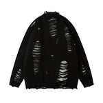 Load image into Gallery viewer, RIPPED KNITTED SWEATER WITH HOLE
