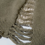 Load image into Gallery viewer, RIPPED KNITTED SWEATER WITH HOLE
