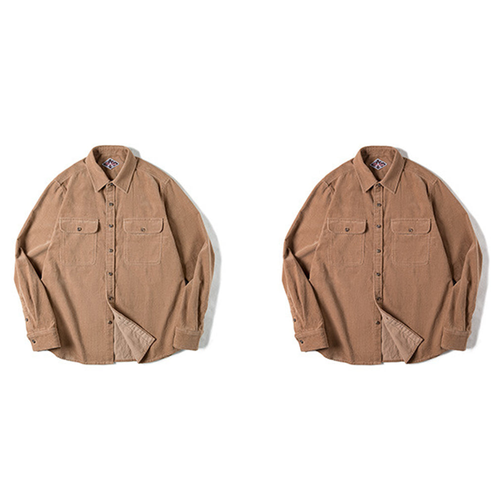 SASSY CORDUROY RETRO LUMBERJACK'S SHIRT