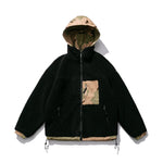 Load image into Gallery viewer, SHERPA WOOL DETACHABLE HOOD JACKET

