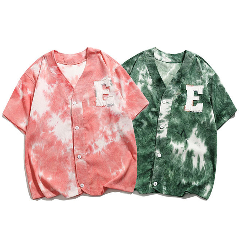 PATCH V-NECK CARDIGAN SHORT SLEEVE