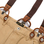 Load image into Gallery viewer, VINTAGE BIB PANTS WITH DETACHABLE STRAPS
