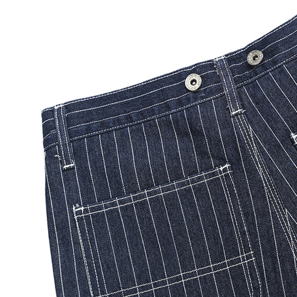 VINTAGE BIB PANTS WITH DETACHABLE STRAPS