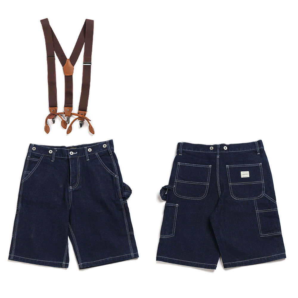 VINTAGE BIB PANTS WITH DETACHABLE STRAPS