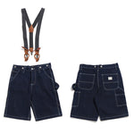 Load image into Gallery viewer, VINTAGE BIB PANTS WITH DETACHABLE STRAPS
