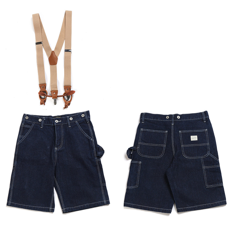 VINTAGE BIB PANTS WITH DETACHABLE STRAPS