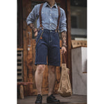Load image into Gallery viewer, VINTAGE BIB PANTS WITH DETACHABLE STRAPS
