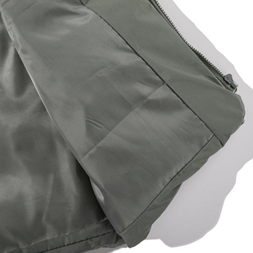 VINTAGE ZIP POCKET PUFFER VEST