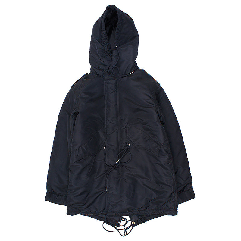 WINDBREAKER M-51 NYLON MID-LENGTH FISHTAIL JACKET WITH PADDED